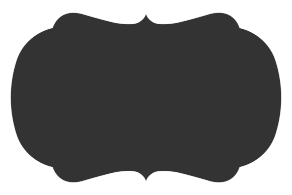 Black Badge Template: Vintage Decorative Graphics