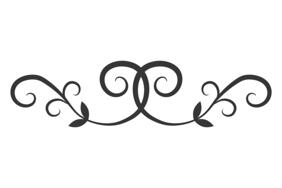 Curled Branch Decorative Divider Enhances Editorial Design