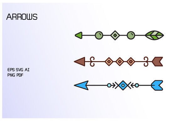 Decorative Arrow Set Illustration: Graphics & Illustrations for Polished Publishing