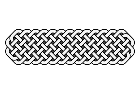 Decorative Celtic Ornament. Braid Patter