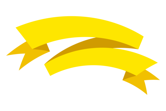 Decorative Folded Ribbon Flag Banner for Branding