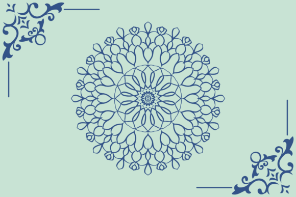 Illustration Decorative Mandala Art: Freebies & Graphics for Handmade Makers