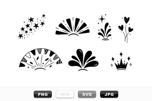 Magic Doodle Decorative Elements: Whimsical Graphics & Illustrations