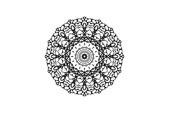 Mandala Decorative Black Arabic Graphics & Illustrations