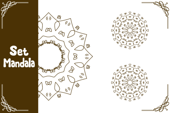 Mandala Set Decorative Style: Graphics & Illustrations for Soulful Branding