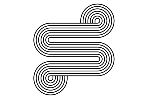 Minimalistic Line Decorative Element for Crafting