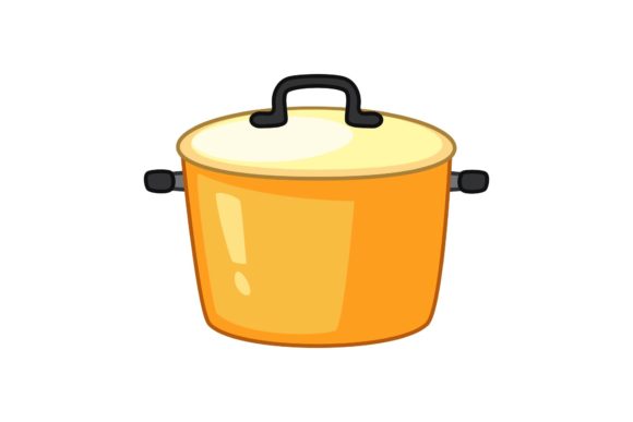 Pan - Cooking Decorative Icon: Graphics & Illustrations for Sellers