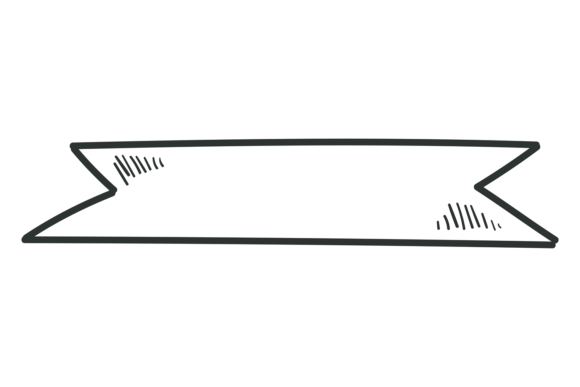 Ribbon Banner Doodle: Graphics & Illustrations for Editorial Polish