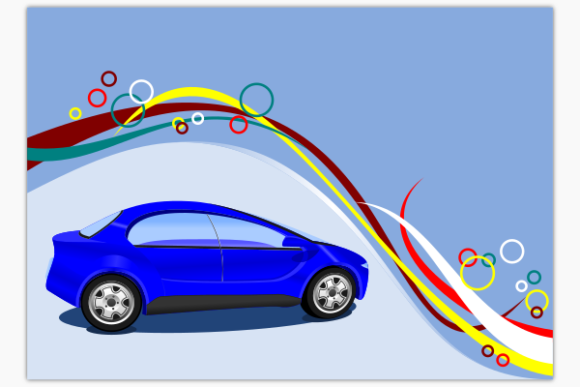 Trendy Car Graphics & Illustrations