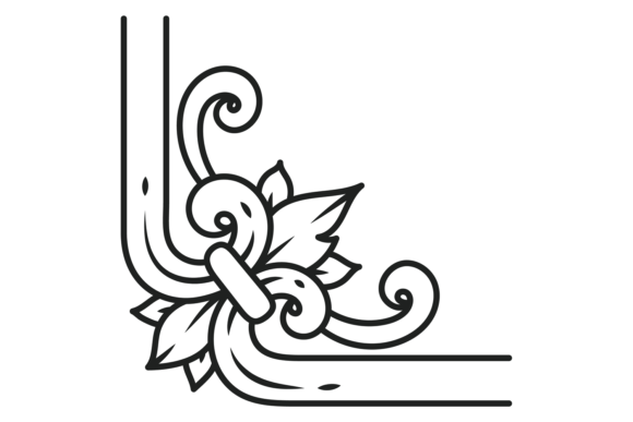 Victorian Ornate Corner Graphics for Crafters